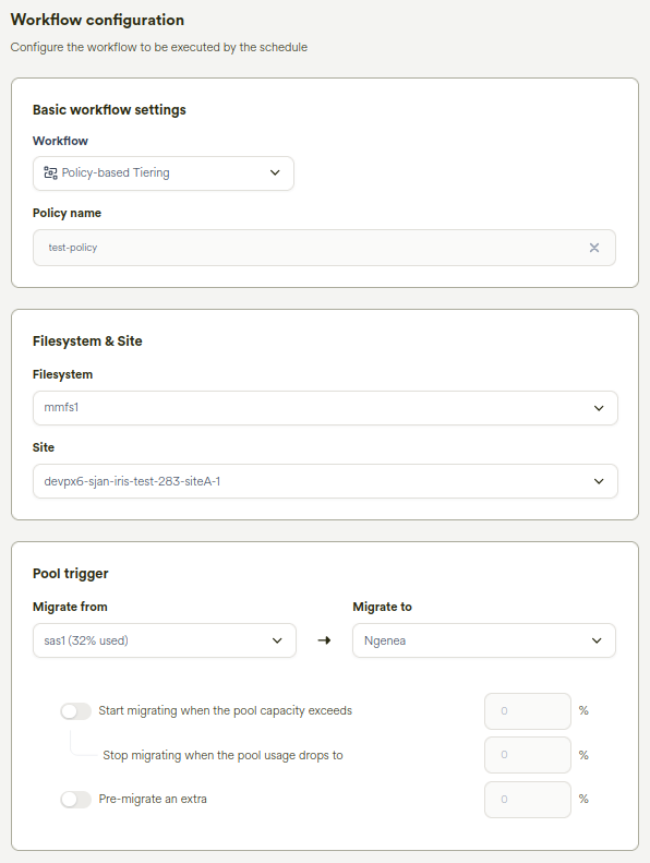 Basic policy options