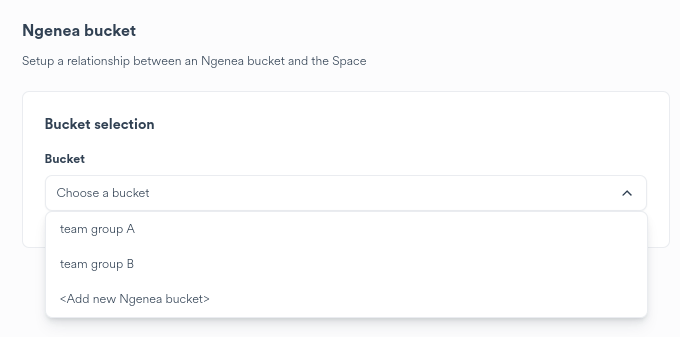 Space Wizard Bucket Selection