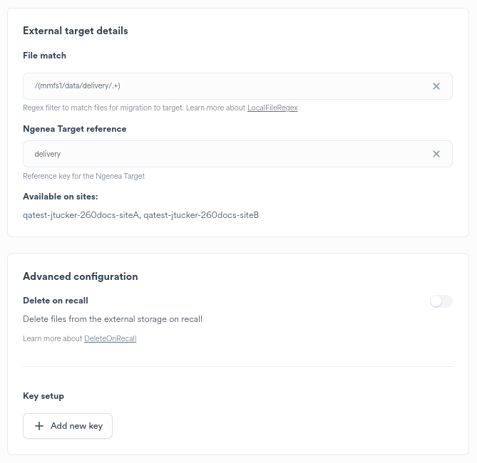 Space Wizard External Target Details