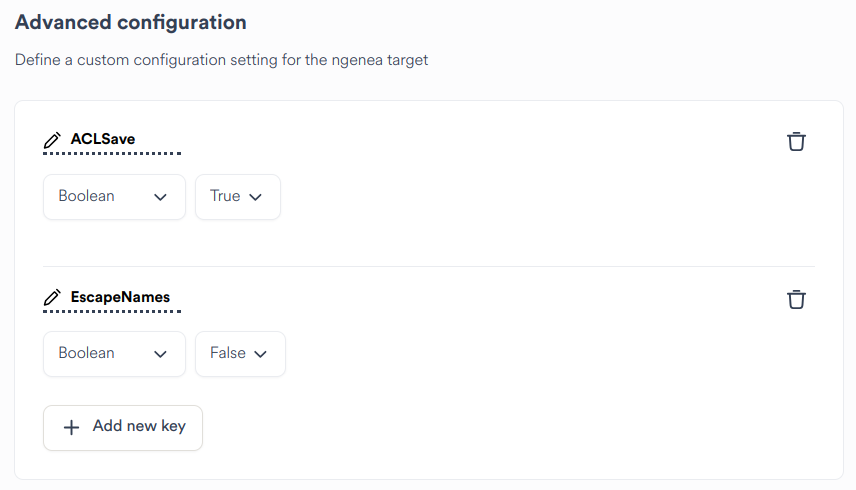 |brand_backend_name| Target Wizard Advanced Configuration Completed Example